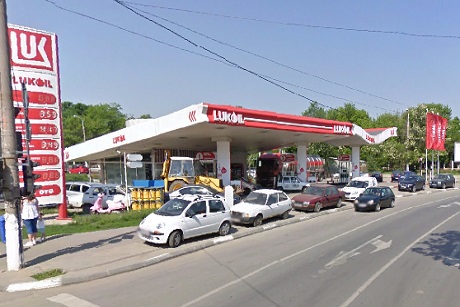 Benzinărie LUKOIL din Bucureşti /Sursă foto: Captură Google Maps - Street View
