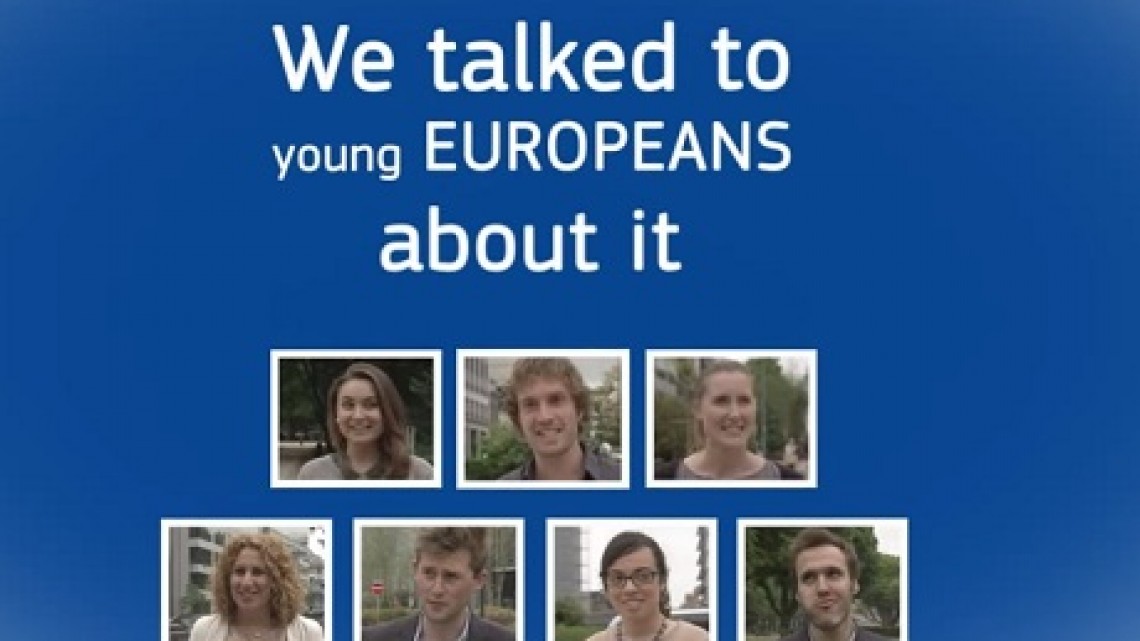 Captura material video „Tinerii despre Planul Juncker”