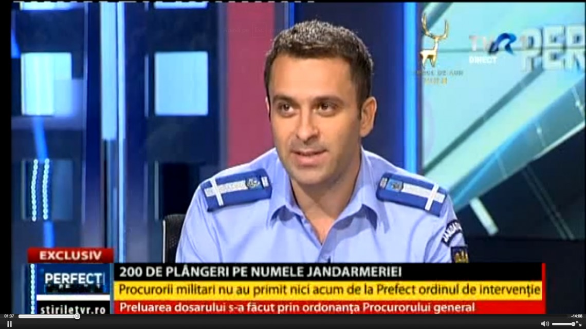 Maiorul Laurențiu Cazan
FOTO: Captură video TVR