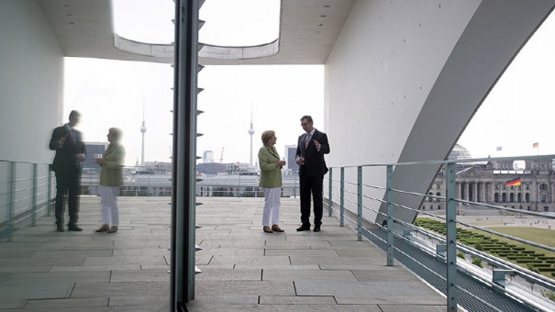 Merkel și Vucic la Berlin (2014). Foto: bundesregierung.de