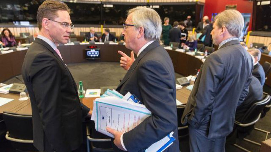 Jyrki Katainen si Jean-Claude Juncker/ Sursa: Comisia Europeană