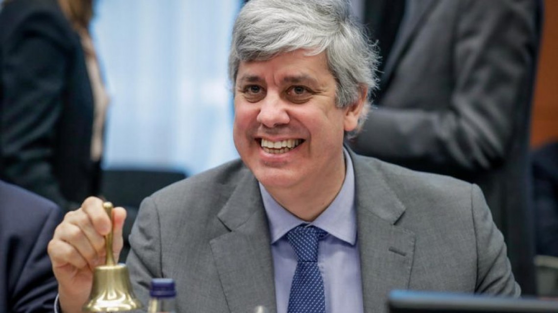 Mario Centeno, șeful Eurogrup. Sursa foto: STEPHANIE LECOCQ/EPA/EurActiv.com