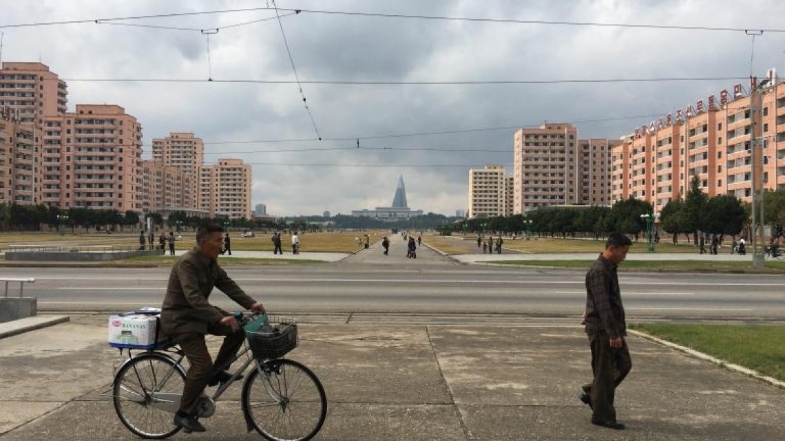 Centrul capitalei nord-coreene