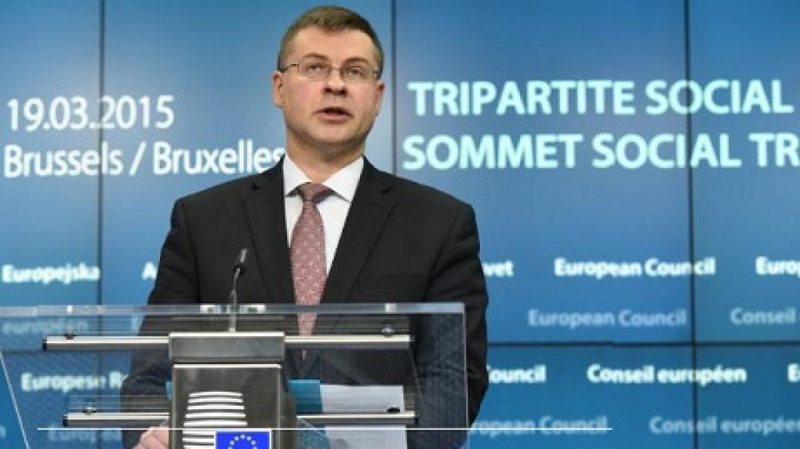 Valdis Dombrovskis, Vicepreședinte al Comisiei Europene, fost premier al Letoniei
