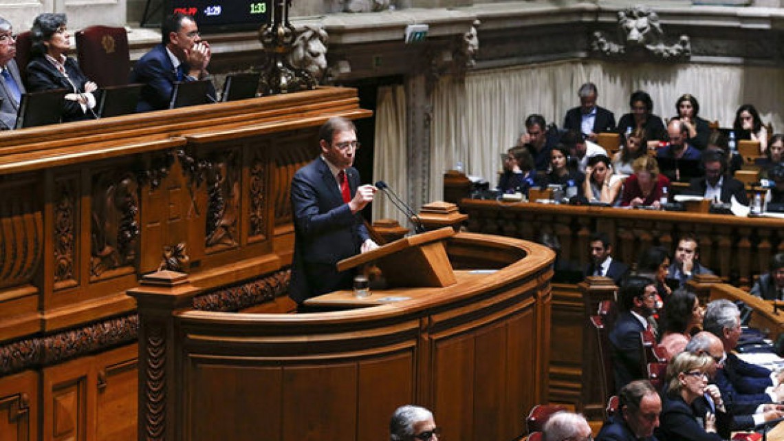 Votul moțiunii de cenzură din Parlamentul portughez