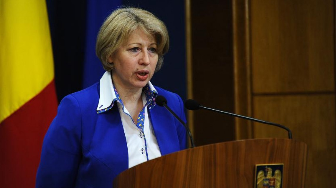 Aura Răducu, ministrul fondurilor europene. Foto: Agerpres