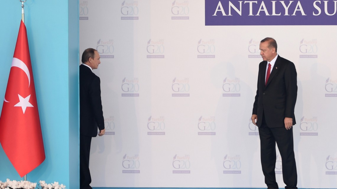 Erdogan și Putin, la summitul G20 din Antalya, 2015/Photo 63297865 © | Dreamstime.com