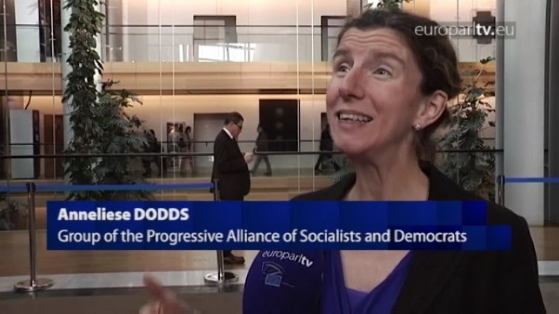 Anneliese Dodds (S&D). Sursă foto: Captură video Parlamentul European