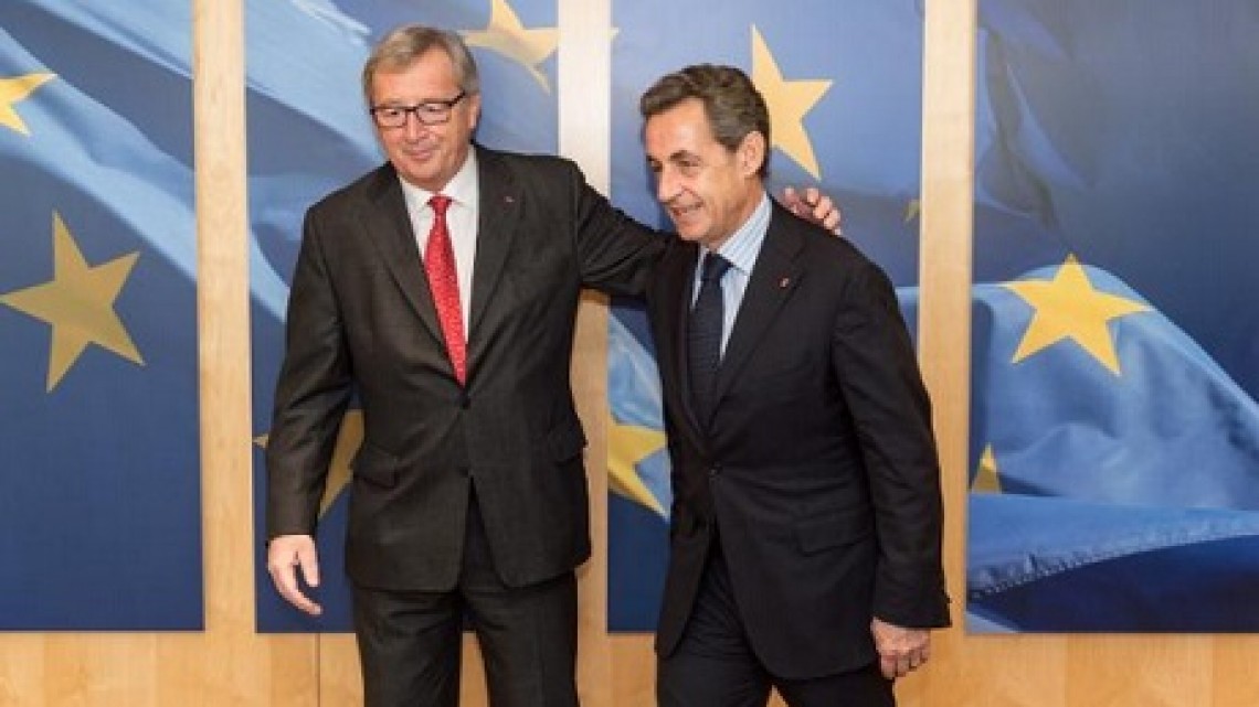 Jean-Claude Juncker și Nicolas Sarkozy, februarie 2015/ Sursă foto: Comisia Europeană