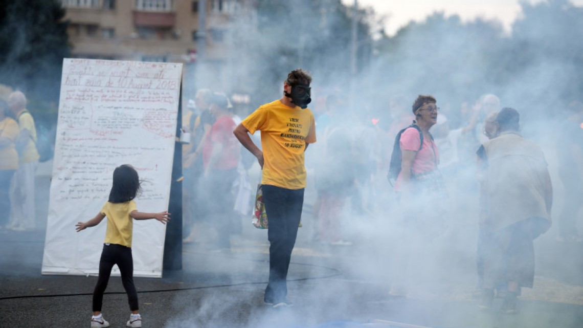 Protestul '10 august - Nu uităm și nu iertăm', organizat de comunitatea Declic, în Piața Victoriei, 2022