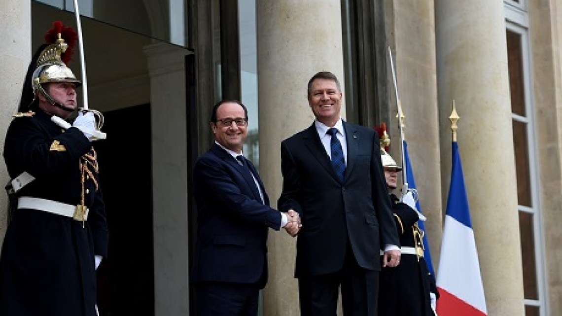 Francois Hollande si Klaus Iohannis, sursa foto: Administrația Prezidențială