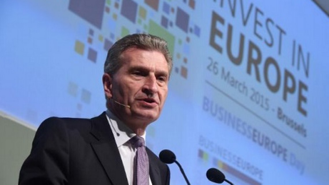 Günther Oettinger, Comisar european responsabil cu Agenda Digitală - Sursă foto: Comisia Europeană