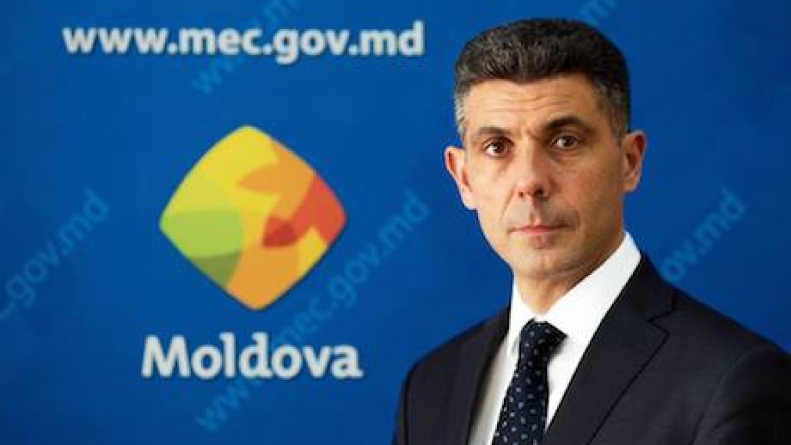 Ministrul moldovean al Economiei, Stephane Christophe Bridé; sursa foto: mec.gov.md