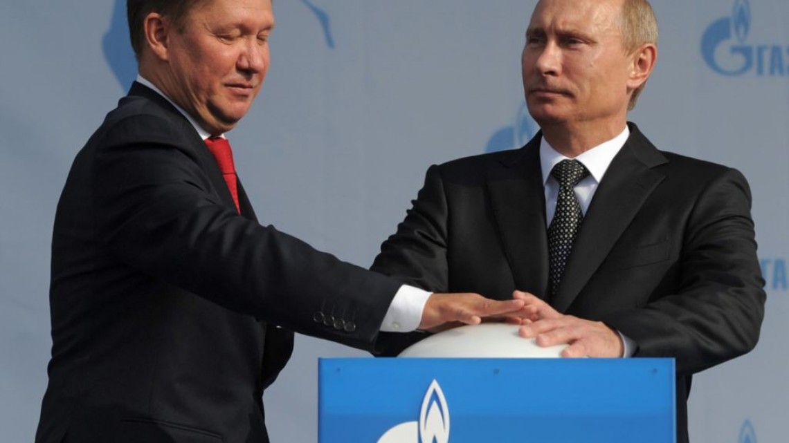 Aleksei Miller si Vladimir Putin/ Foto: Ria Novosti