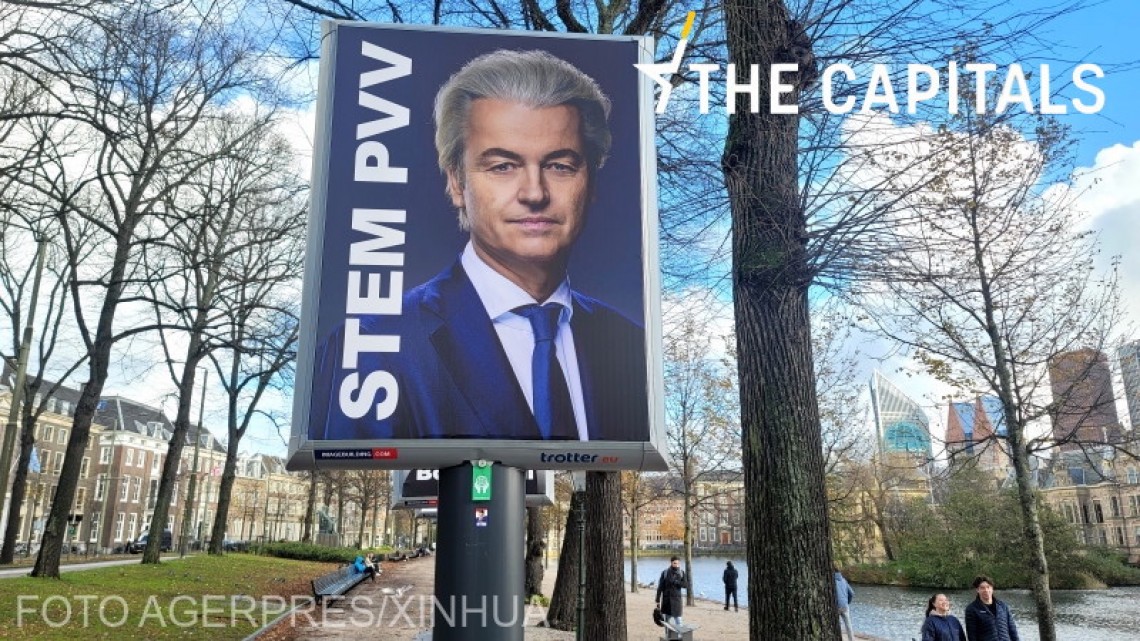 Geert Wilders, liderul Partidul pentru Libertate (PVV), a obținut 37 de locuri din 150, o victorie masivă