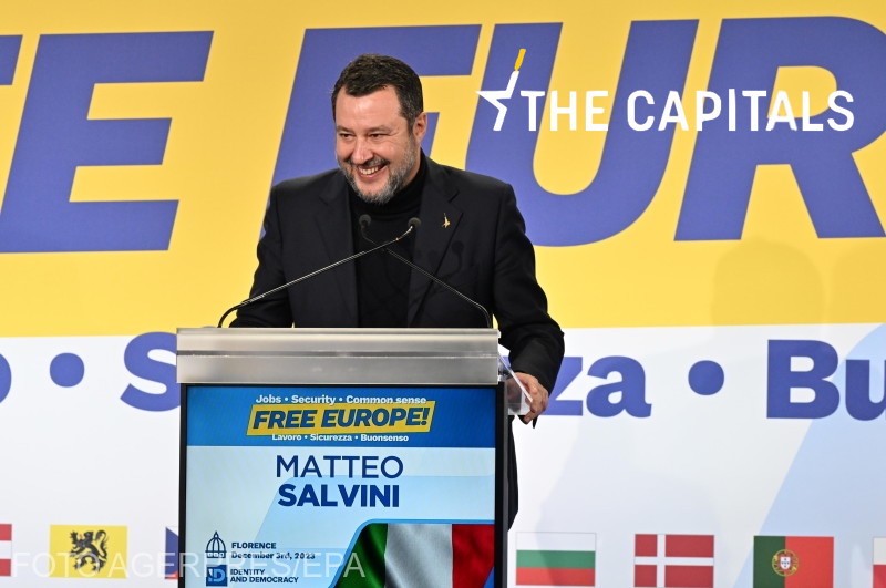 Vicepremierul italian Matteo Salvini: 