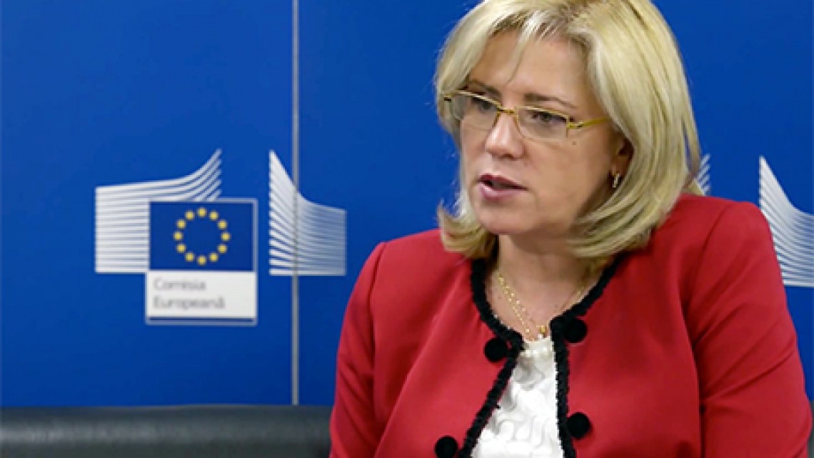 Corina Crețu, comisar european pentru politica regională/ Sursă foto: EurActiv.ro